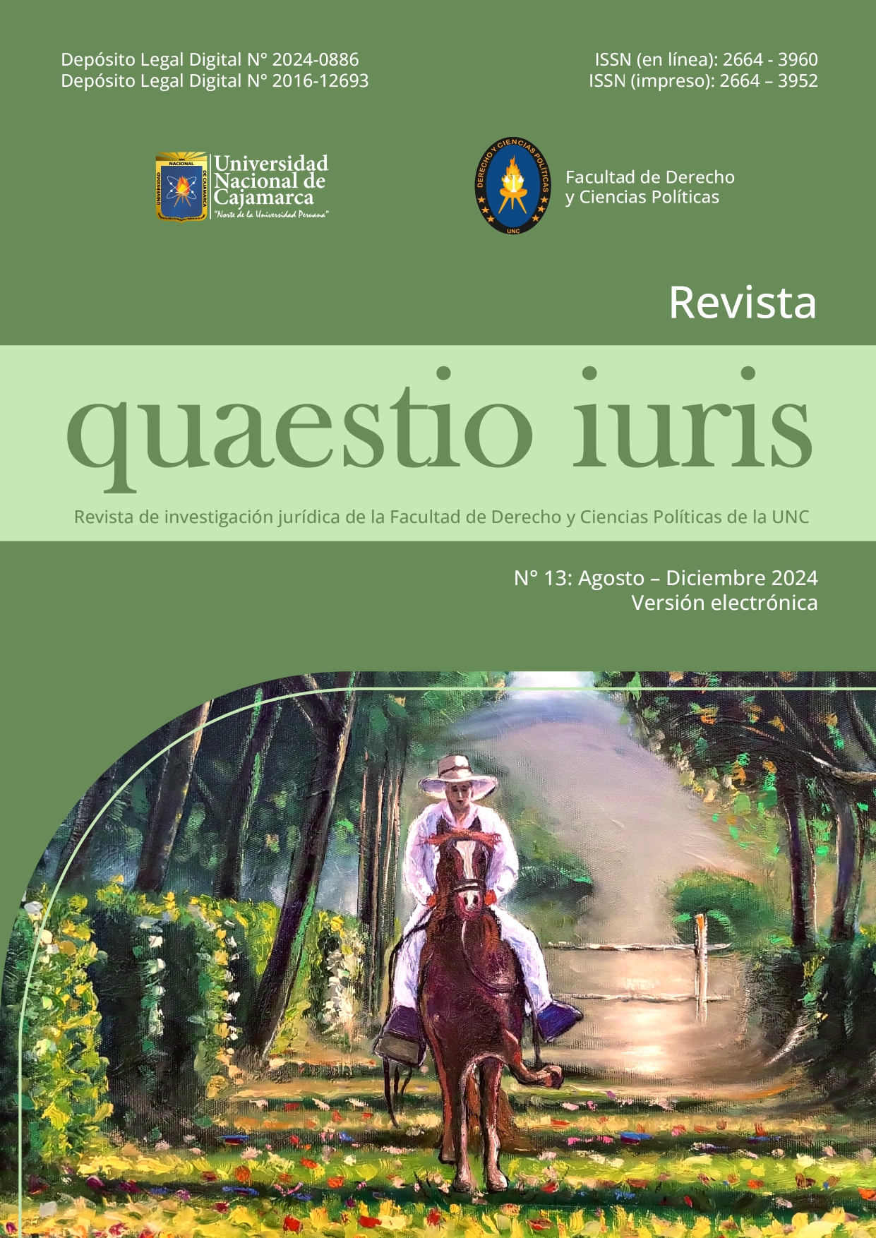 					Ver Núm. 13 (2024): Revista quaestio iuris
				